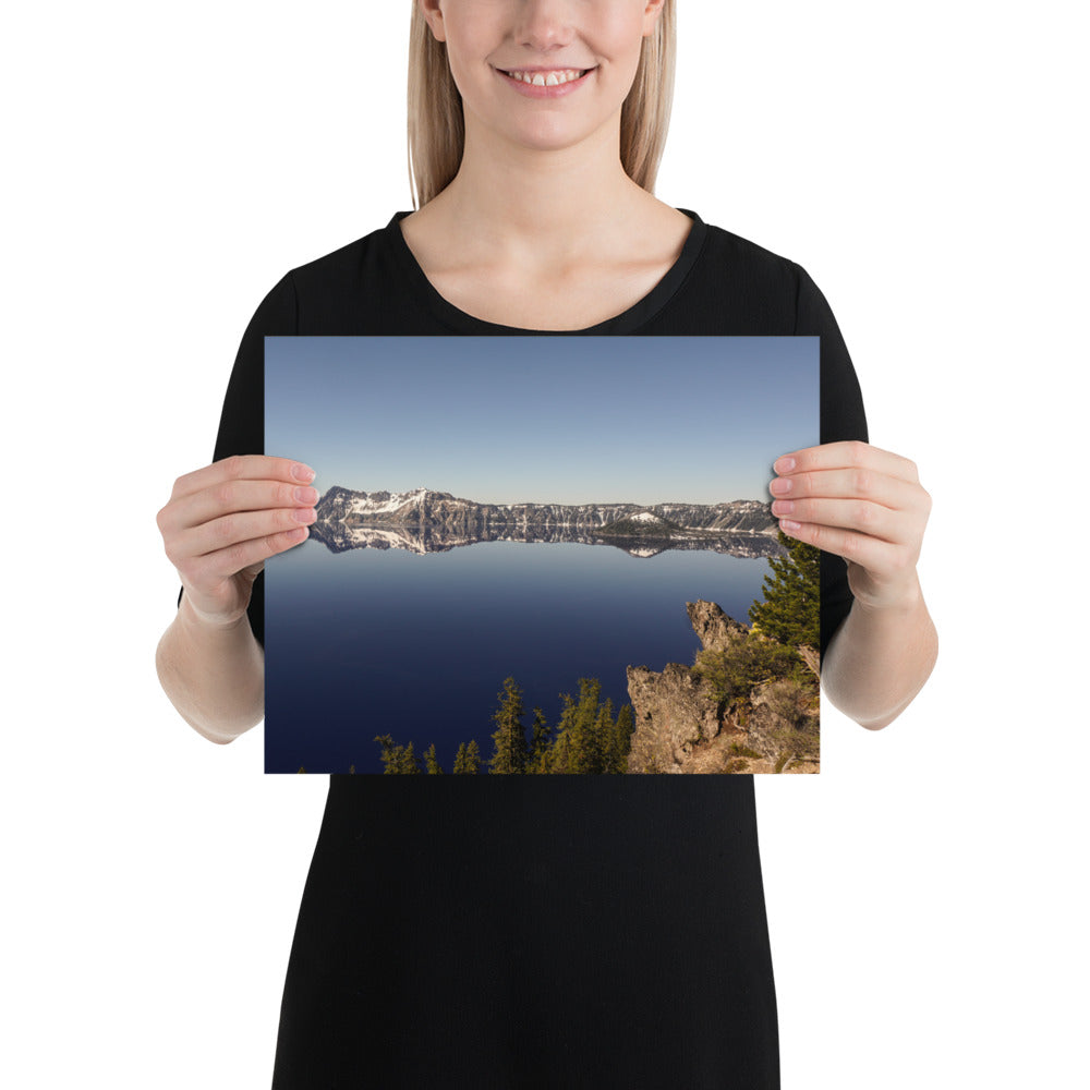 Crater Lake Oregon Photo Print National Park Art Poster
