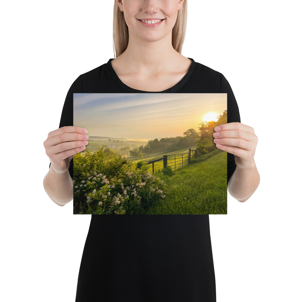 Amish Country Sunrise Photo Ohio Image