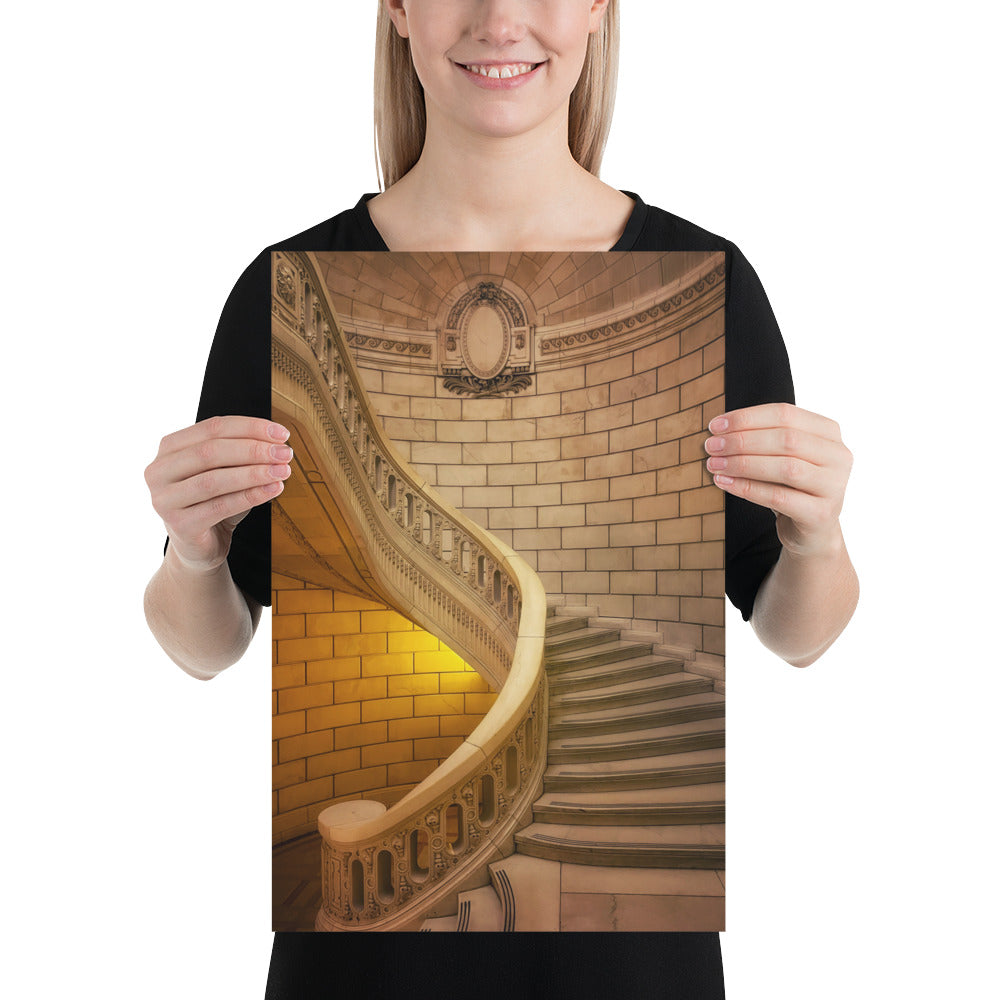 Old Courthouse Spiral Staircase Photo Cleveland Ohio Image