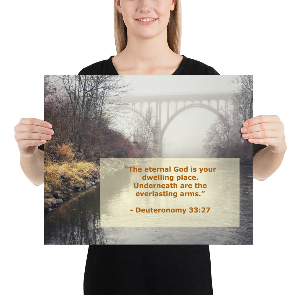 God Dwelling Place Photo Print Bible Verse Deuteronomy Scripture Wall Art Image