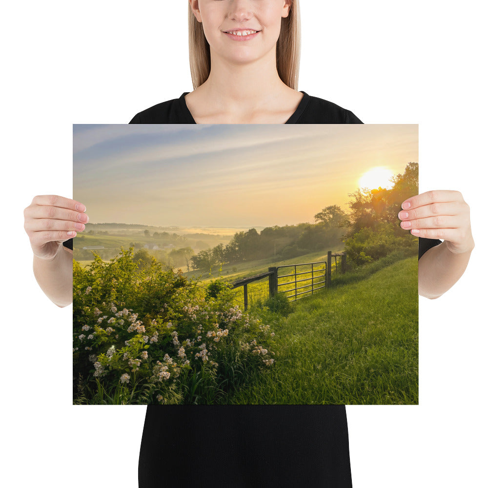 Amish Country Sunrise Photo Ohio Image