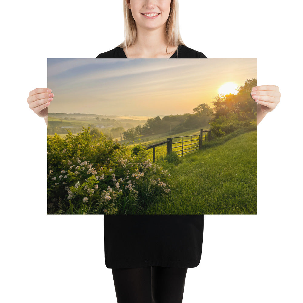 Amish Country Sunrise Photo Ohio Image
