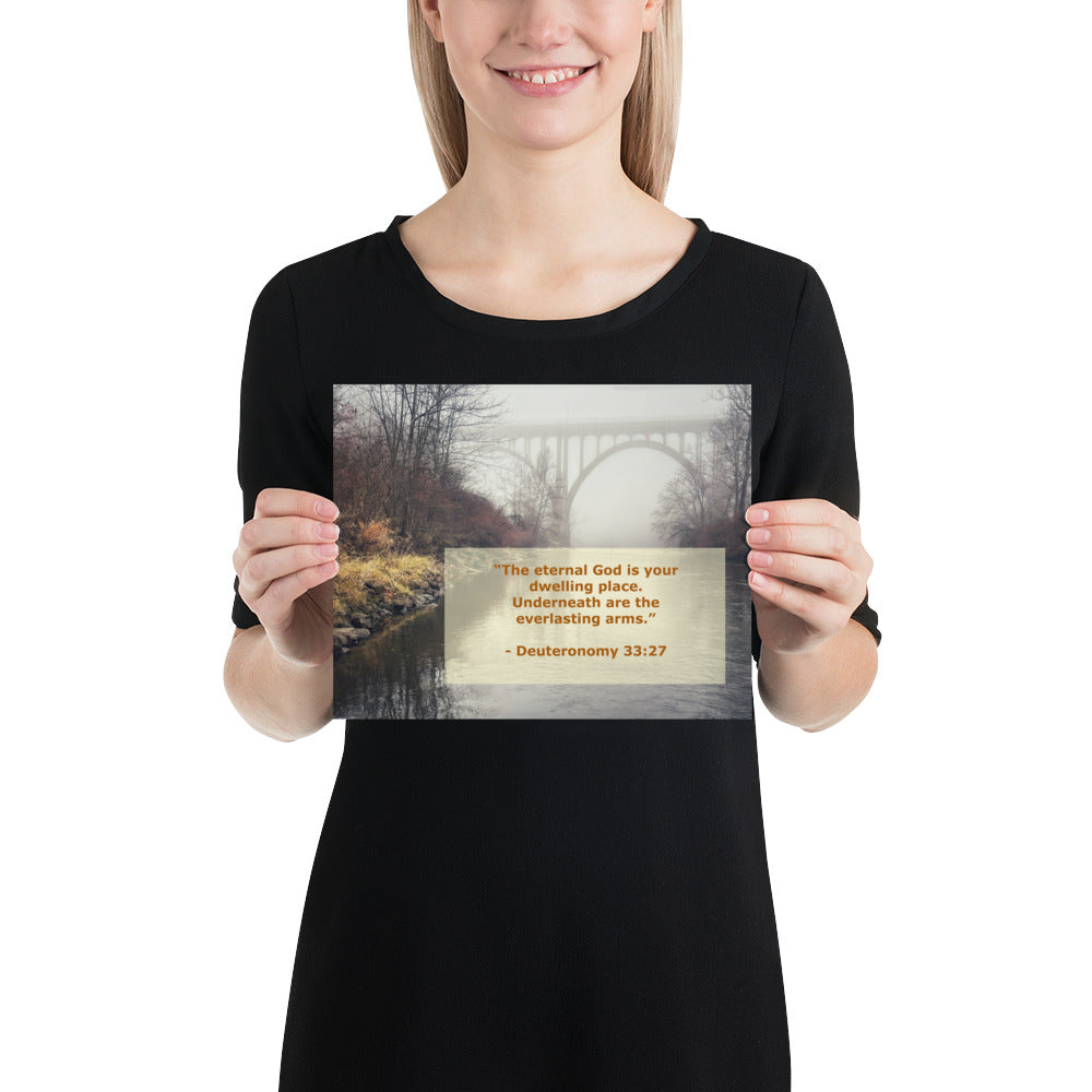 God Dwelling Place Photo Print Bible Verse Deuteronomy Scripture Wall Art Image