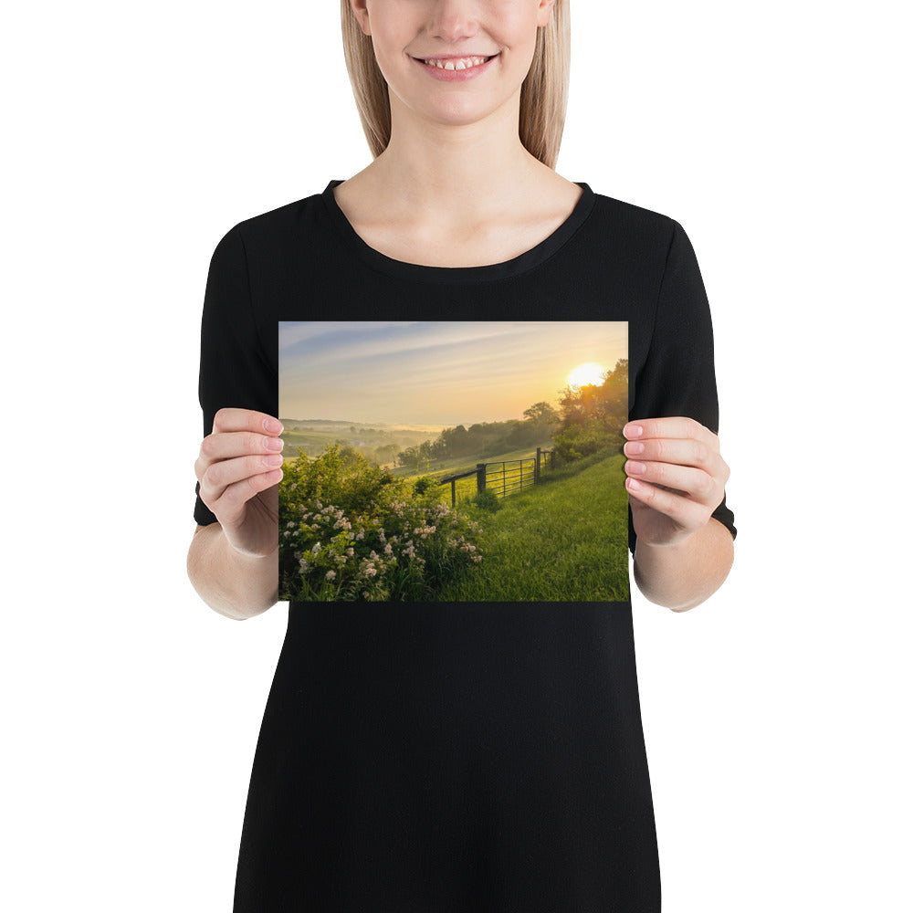 Amish Country Sunrise Photo Ohio Image