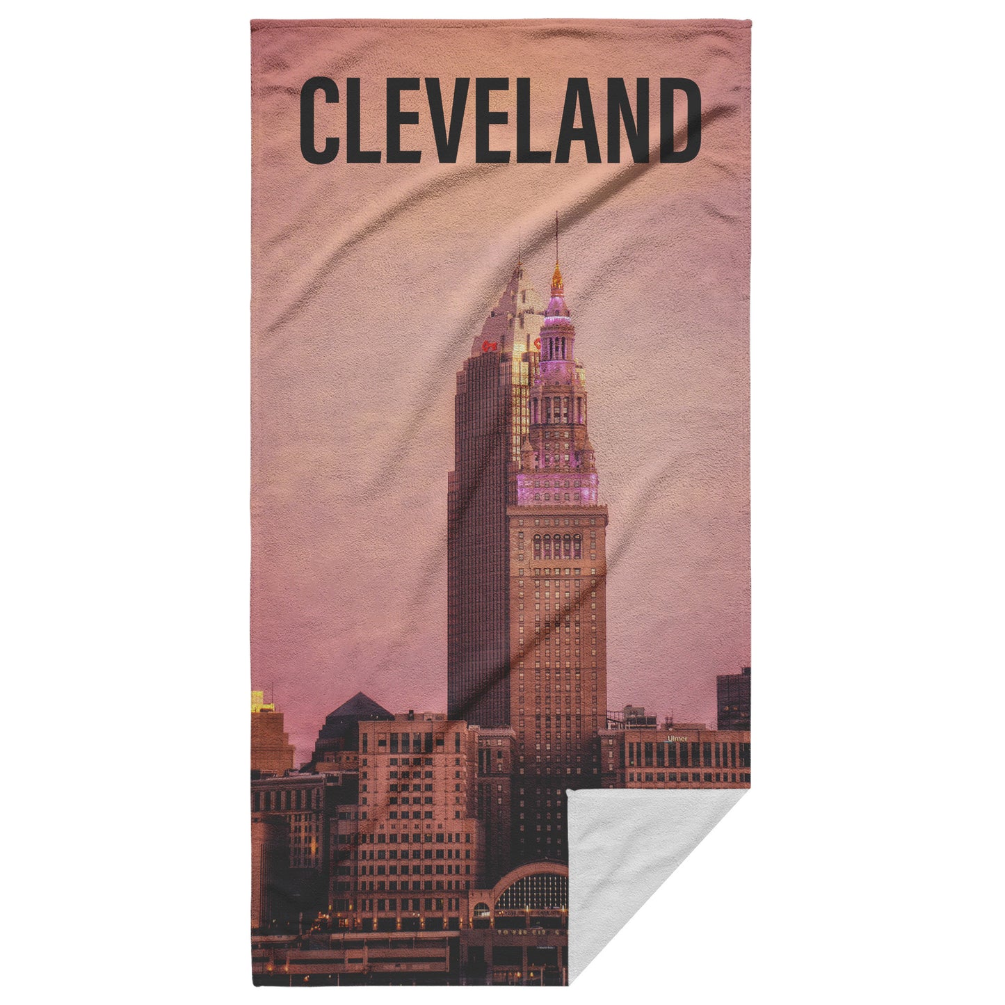 Downtown Cleveland Beach Towel