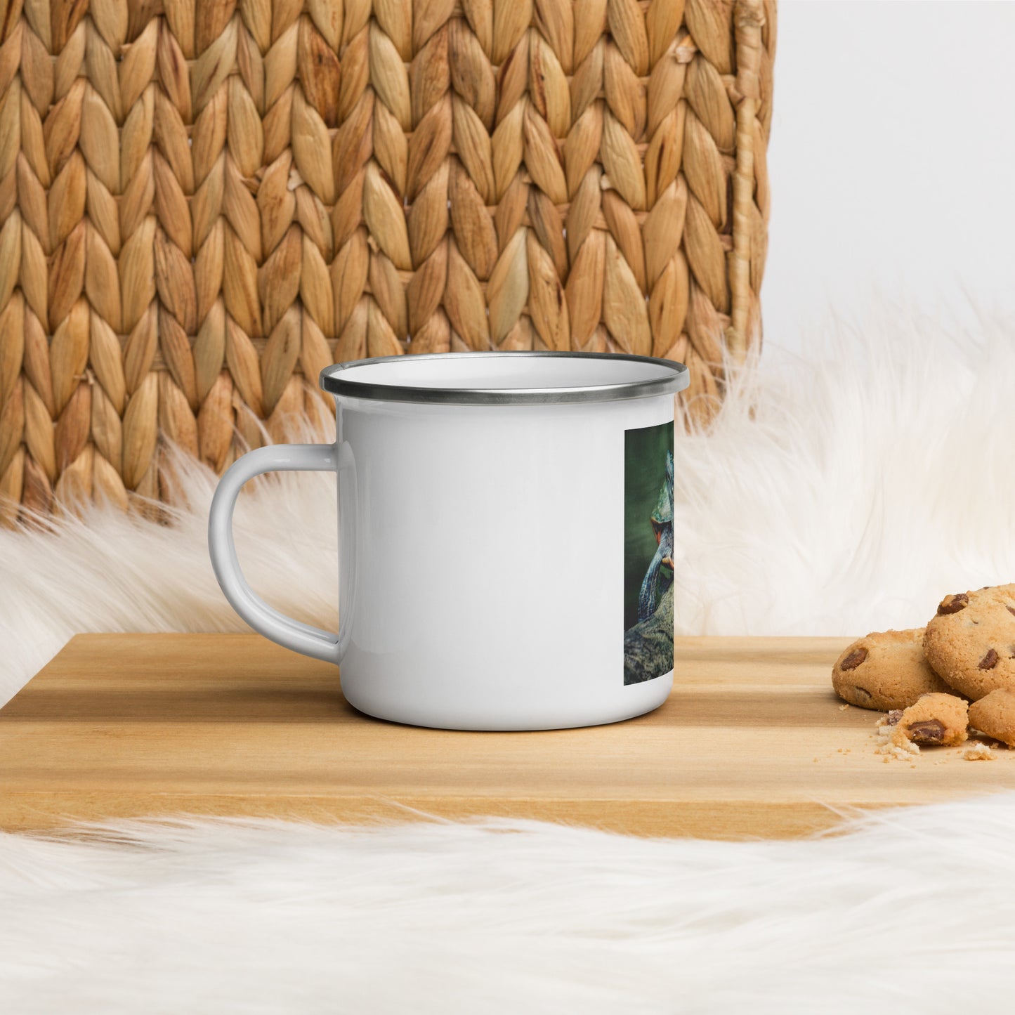 Turtle Enamel Camper Mug