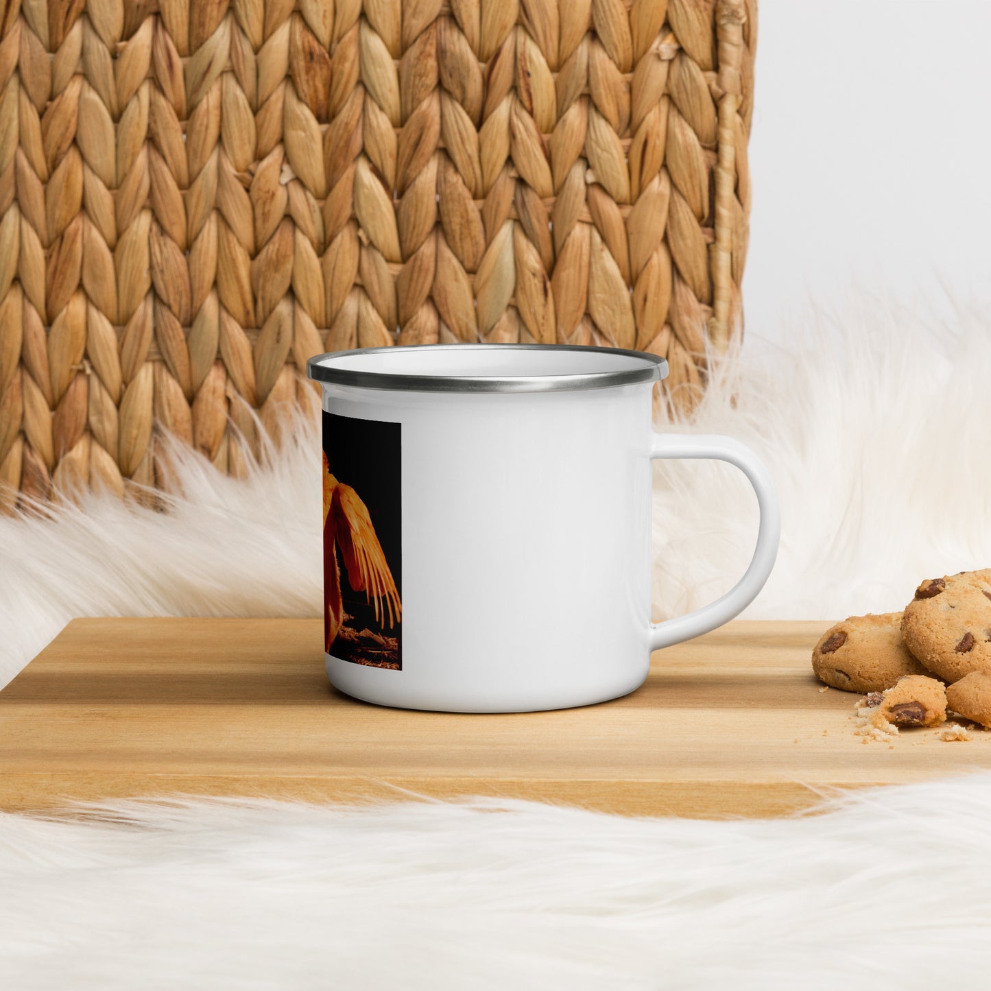 Chicken Enamel Mug