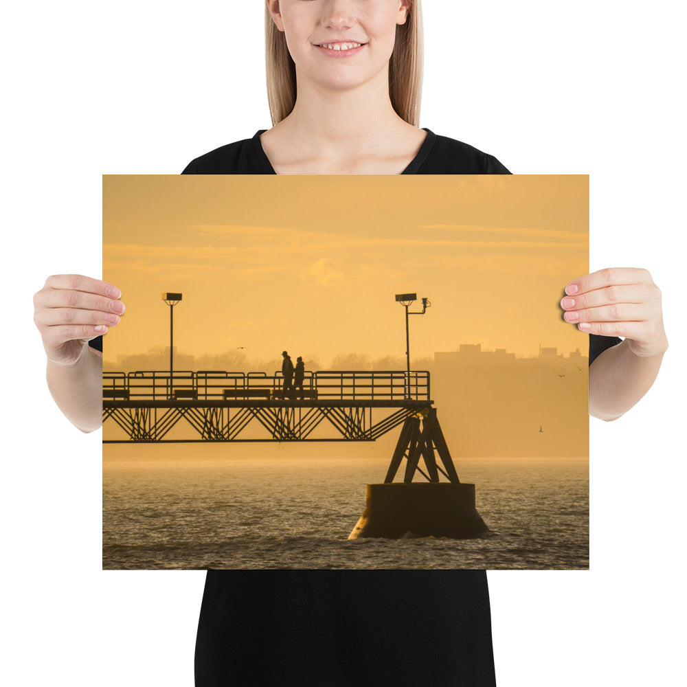 Cleveland, Ohio Edgewater Park Pier Photo Print