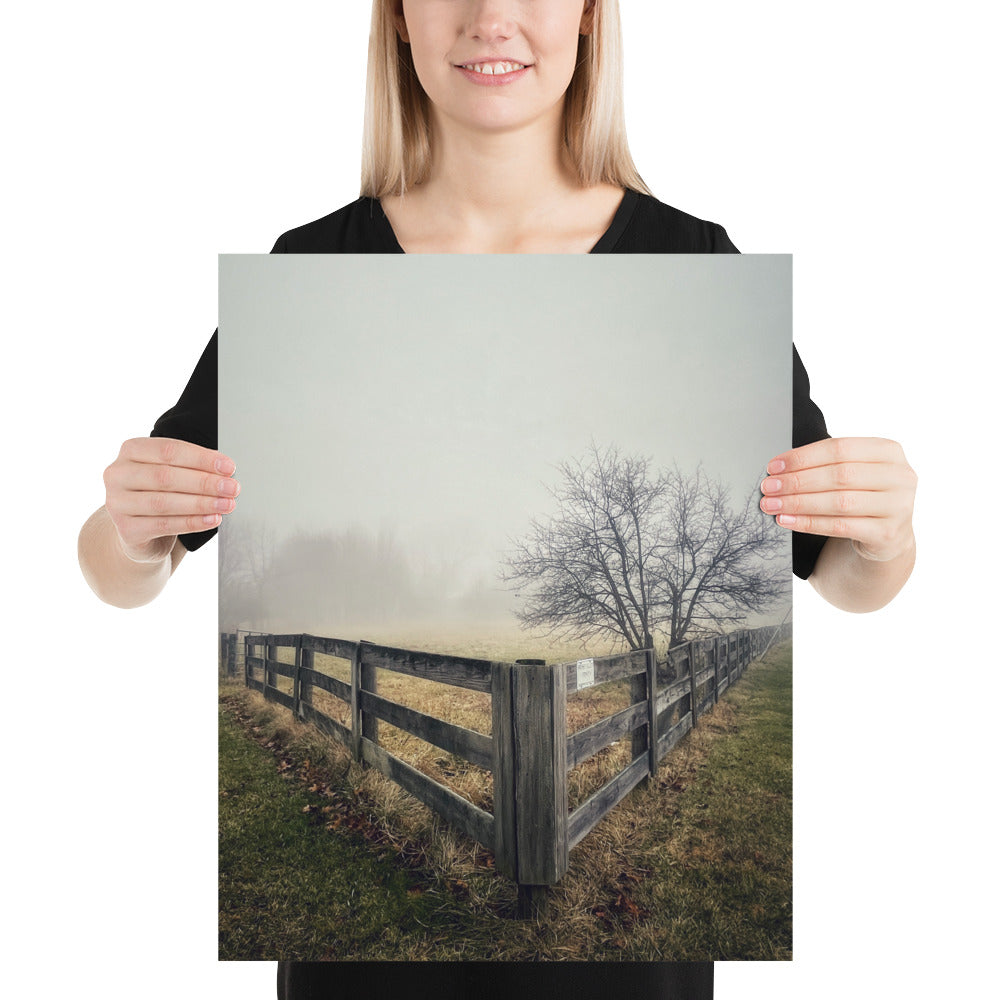 Scenic Fence Print