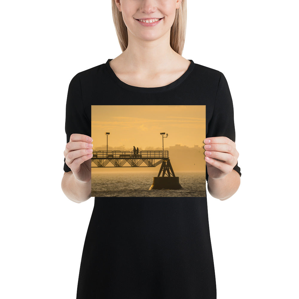 Cleveland, Ohio Edgewater Park Pier Photo Print