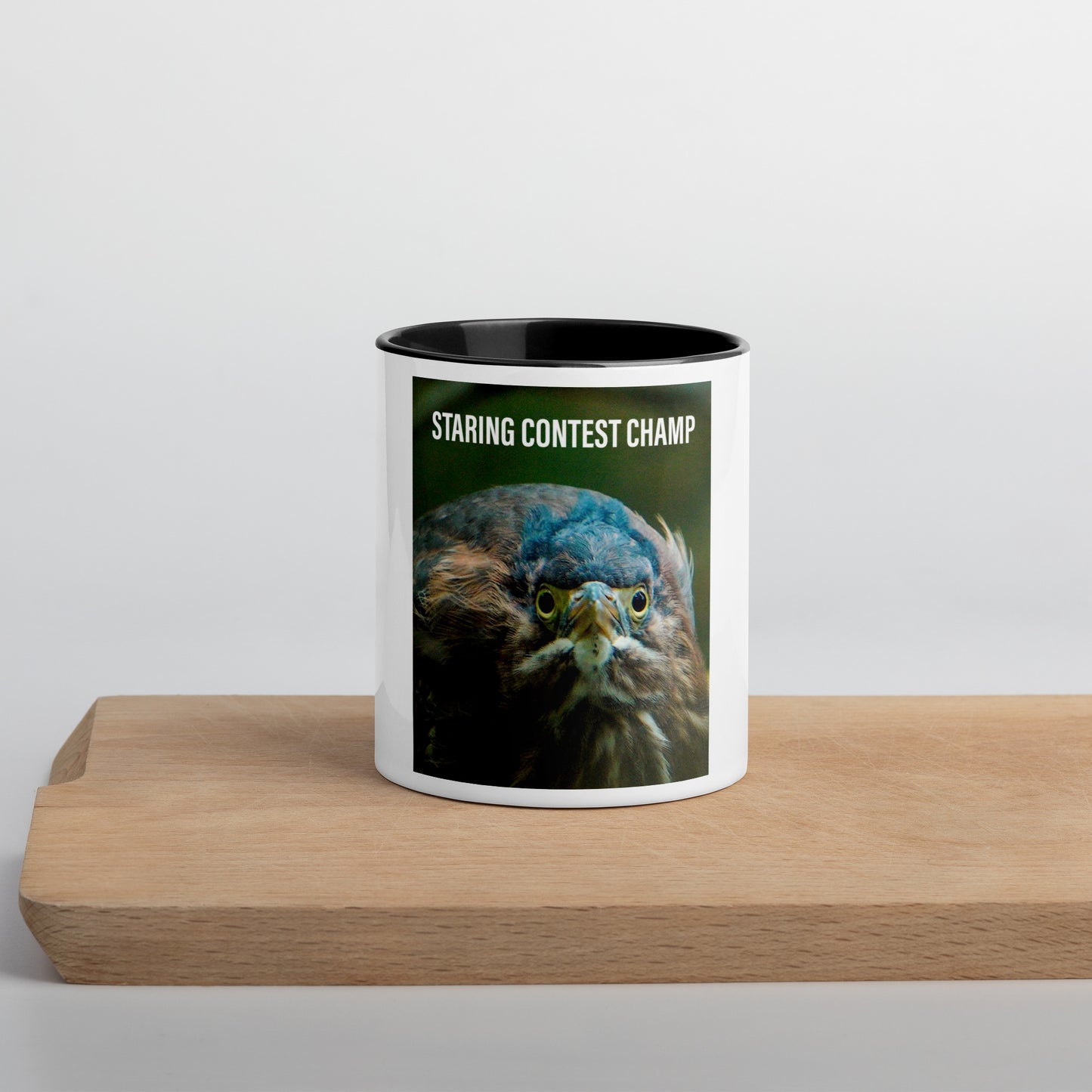Funny Heron Mug (with Color Inside)