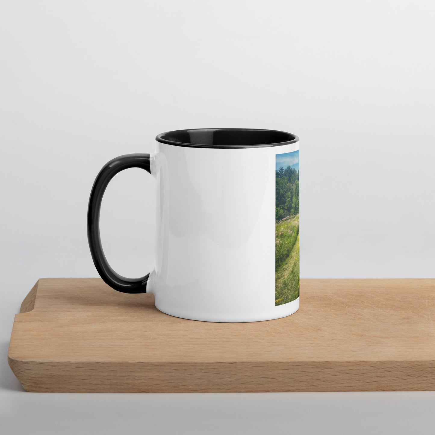 Uplifting Fields of Green Mug (with Color Inside)