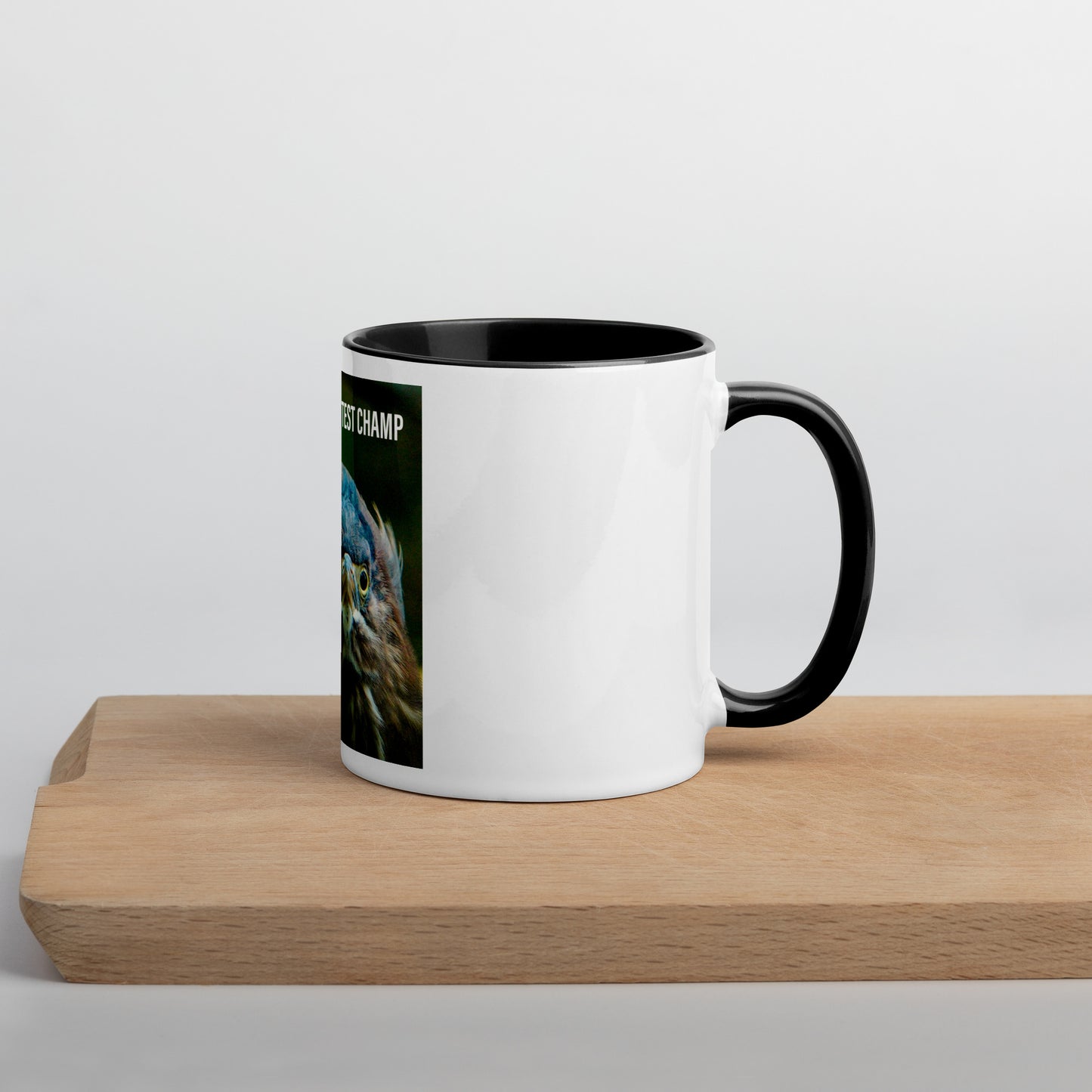 Funny Heron Mug (with Color Inside)
