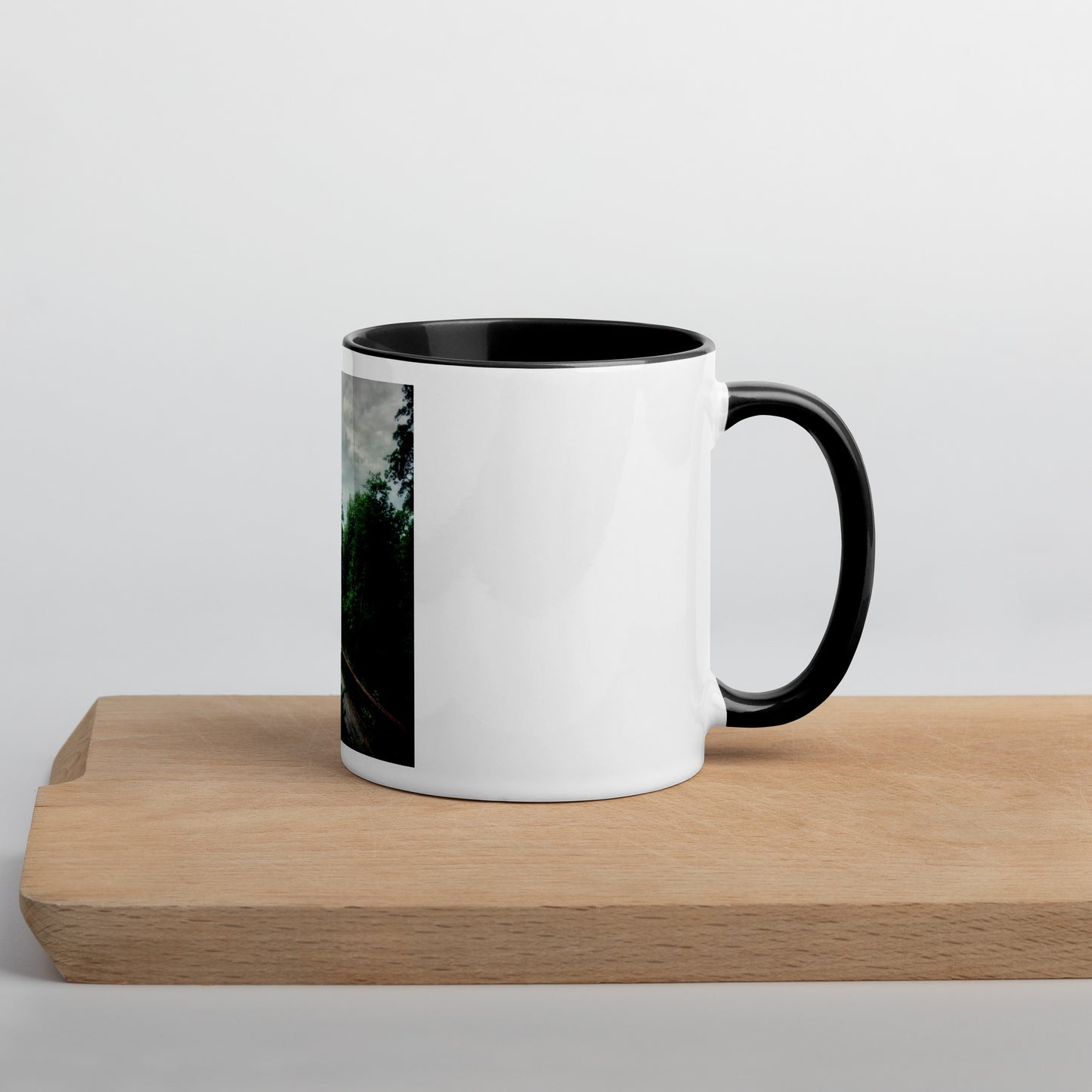 Forest Pathway Mug with Color Inside