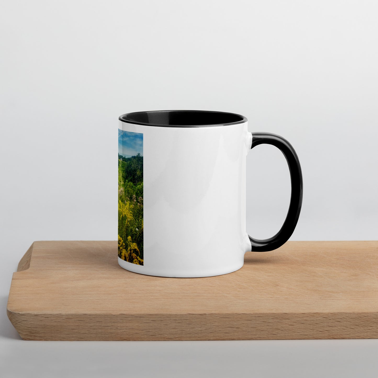Uplifting Fields of Green Mug (with Color Inside)