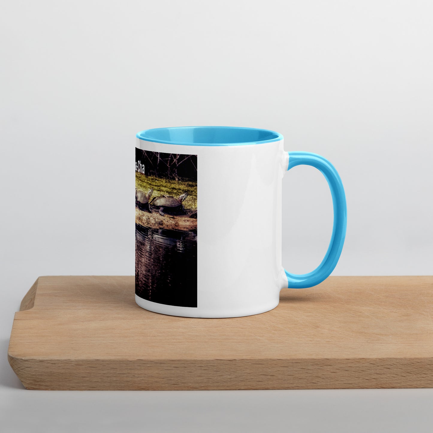 Funny 5 Turtle Cha-Cha-Cha Mug (with Color Inside)