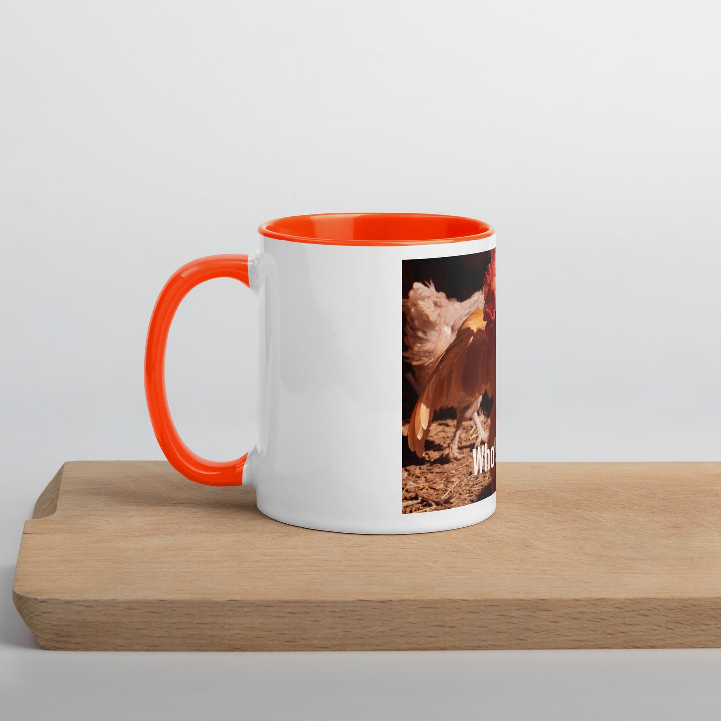 Funny Chicken Mug with Color Inside
