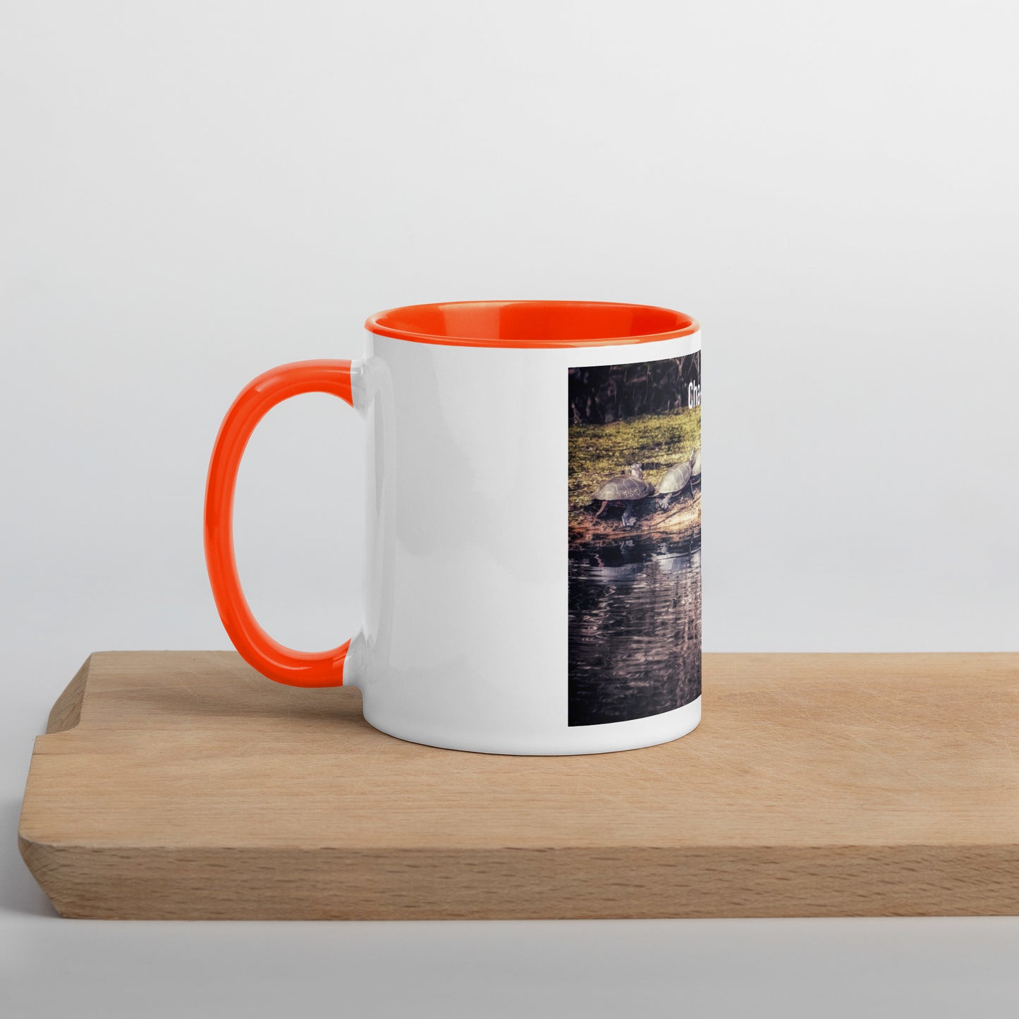 Funny 5 Turtle Cha-Cha-Cha Mug (with Color Inside)