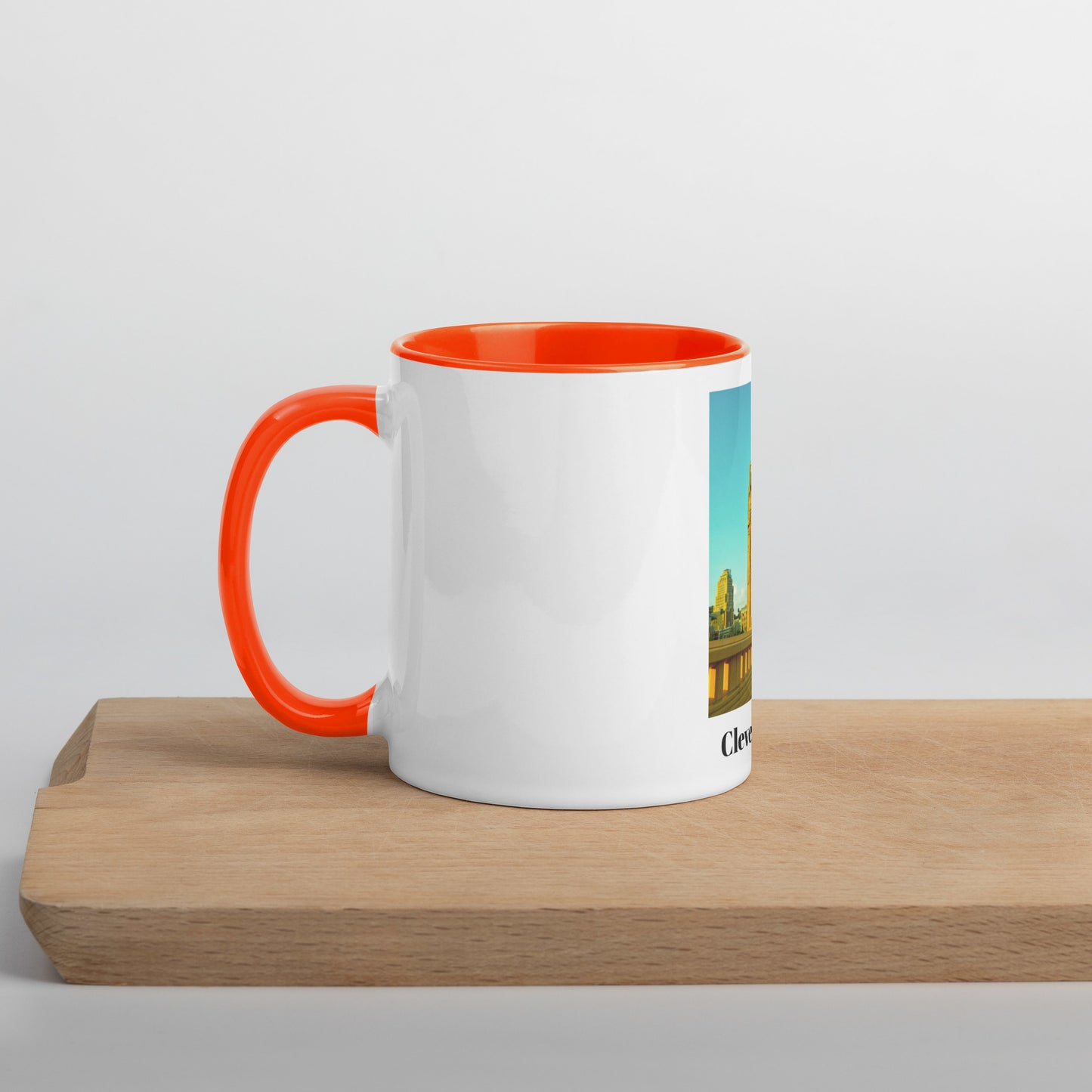 Cleveland Ohio Mug (with Color Inside)