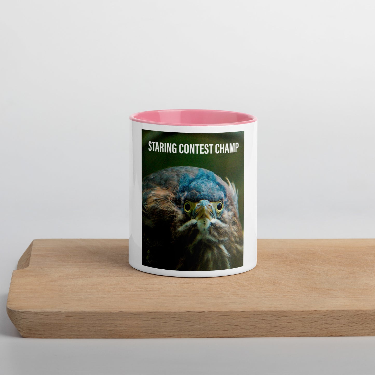 Funny Heron Mug (with Color Inside)
