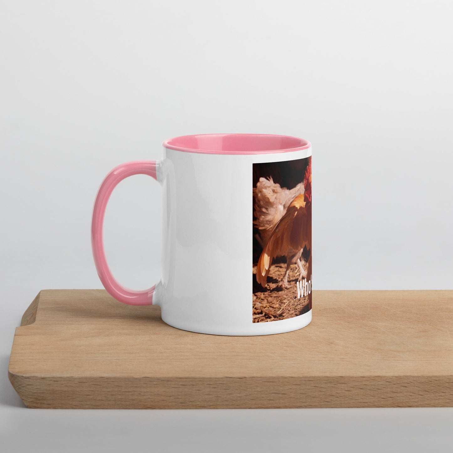 Funny Chicken Mug with Color Inside