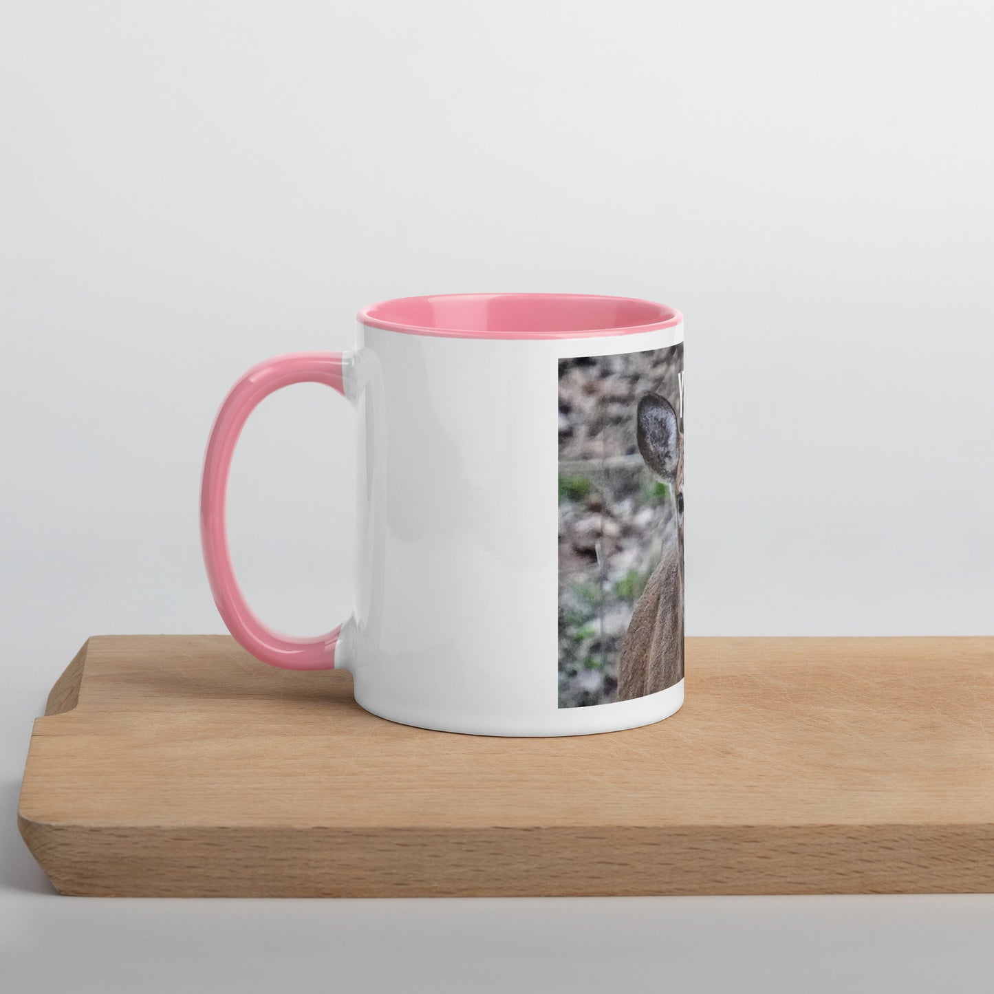 Funny Deer Mug with Color Inside