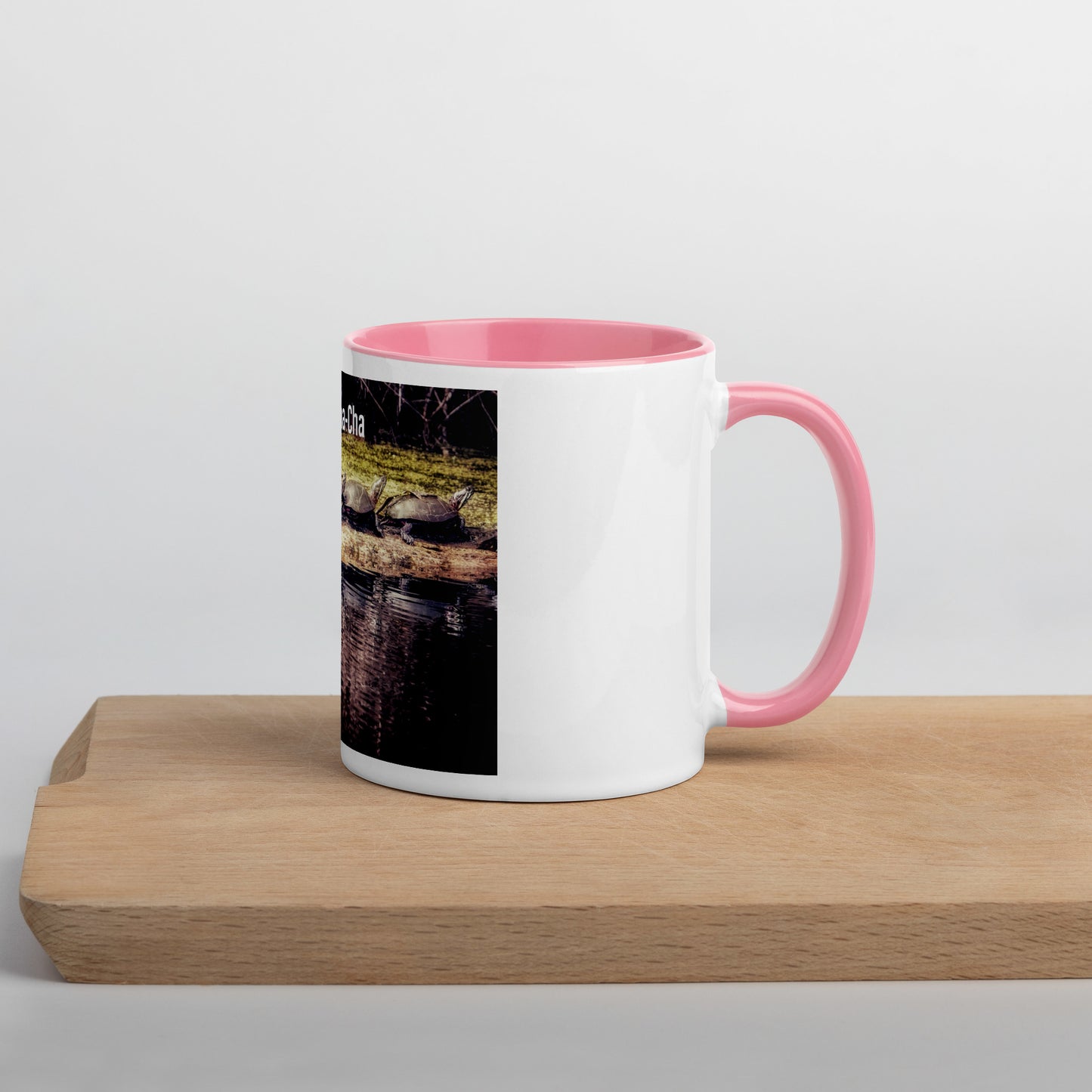 Funny 5 Turtle Cha-Cha-Cha Mug (with Color Inside)