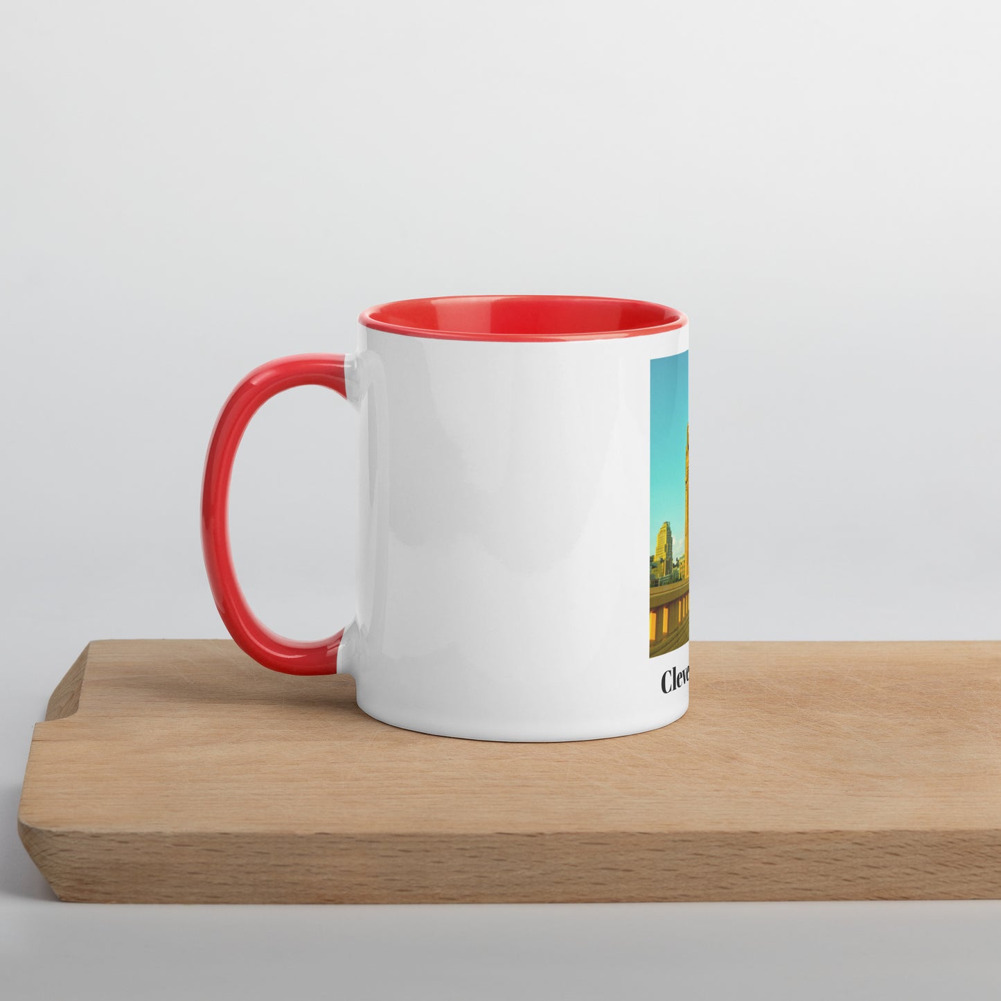 Cleveland Ohio Mug (with Color Inside)