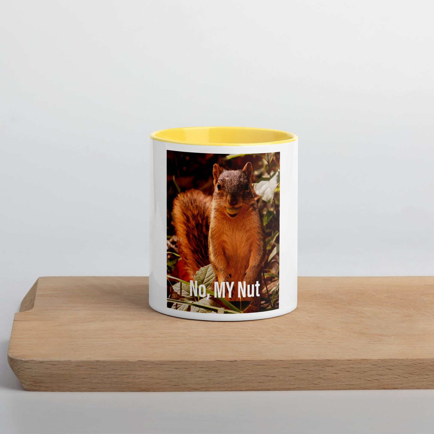 Funny Squirrel Mug (with Color Inside)