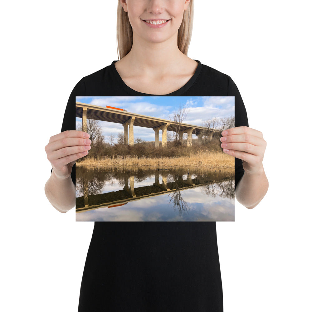 Ohio Turnpike Reflection Photo Cuyahoga Valley National Park