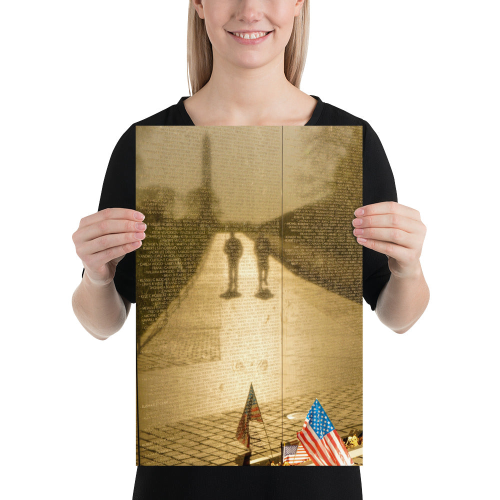 Vietnam Veterans Memorial Monument Photo Washington DC Gift