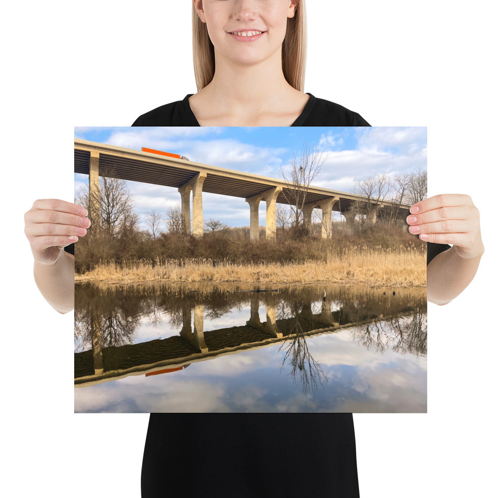 Ohio Turnpike Reflection Photo Cuyahoga Valley National Park