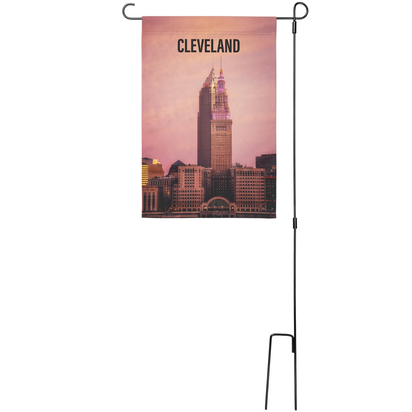 Downtown Cleveland Ohio Yard Flag