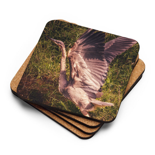 Happy Heron Coaster