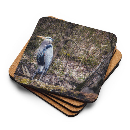 Heron on a Log Coaster