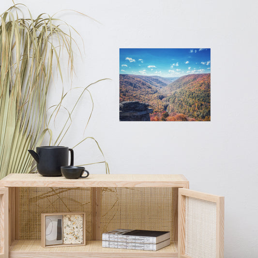 West Virginia Mountains Print