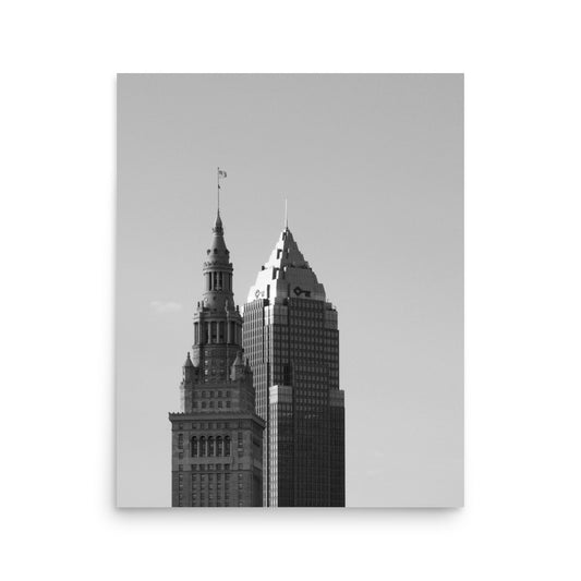 Cleveland Buildings Photo Print (Downtown)