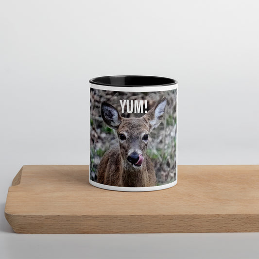 Funny Deer Mug with Color Inside