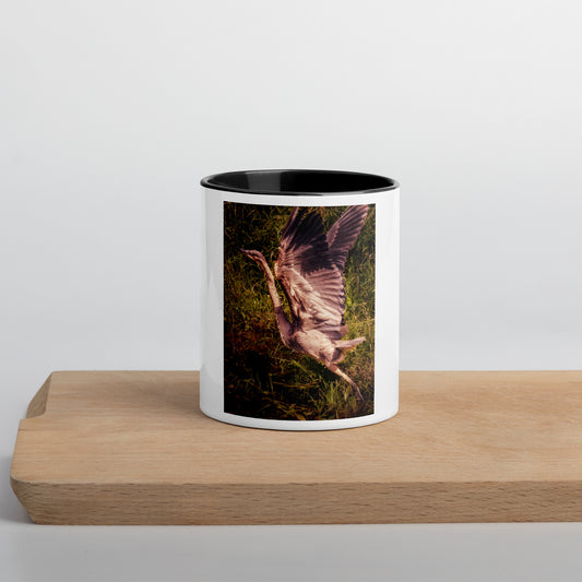 Happy Heron Mug (with Color Inside)
