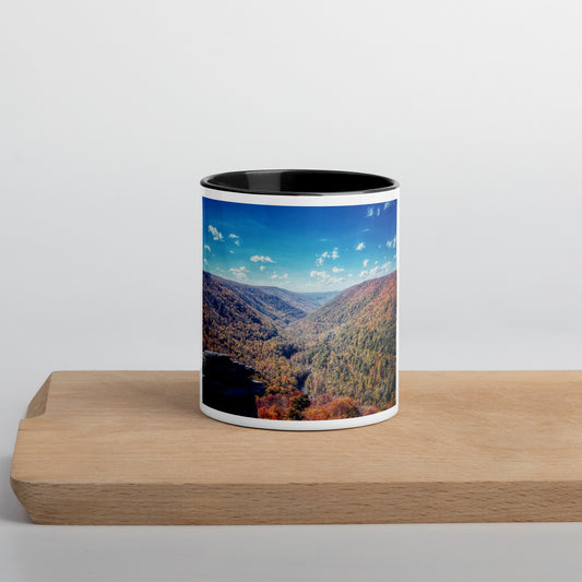 West Virginia Mountain Mug (with Color Inside)