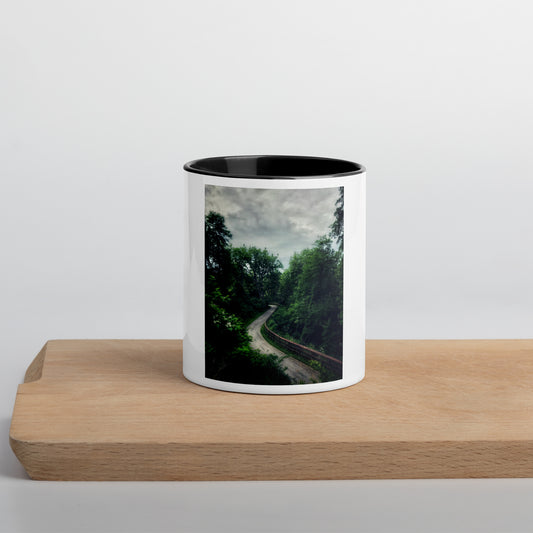 Forest Pathway Mug with Color Inside