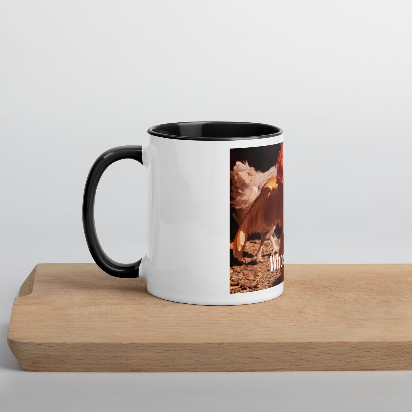 Funny Chicken Mug with Color Inside