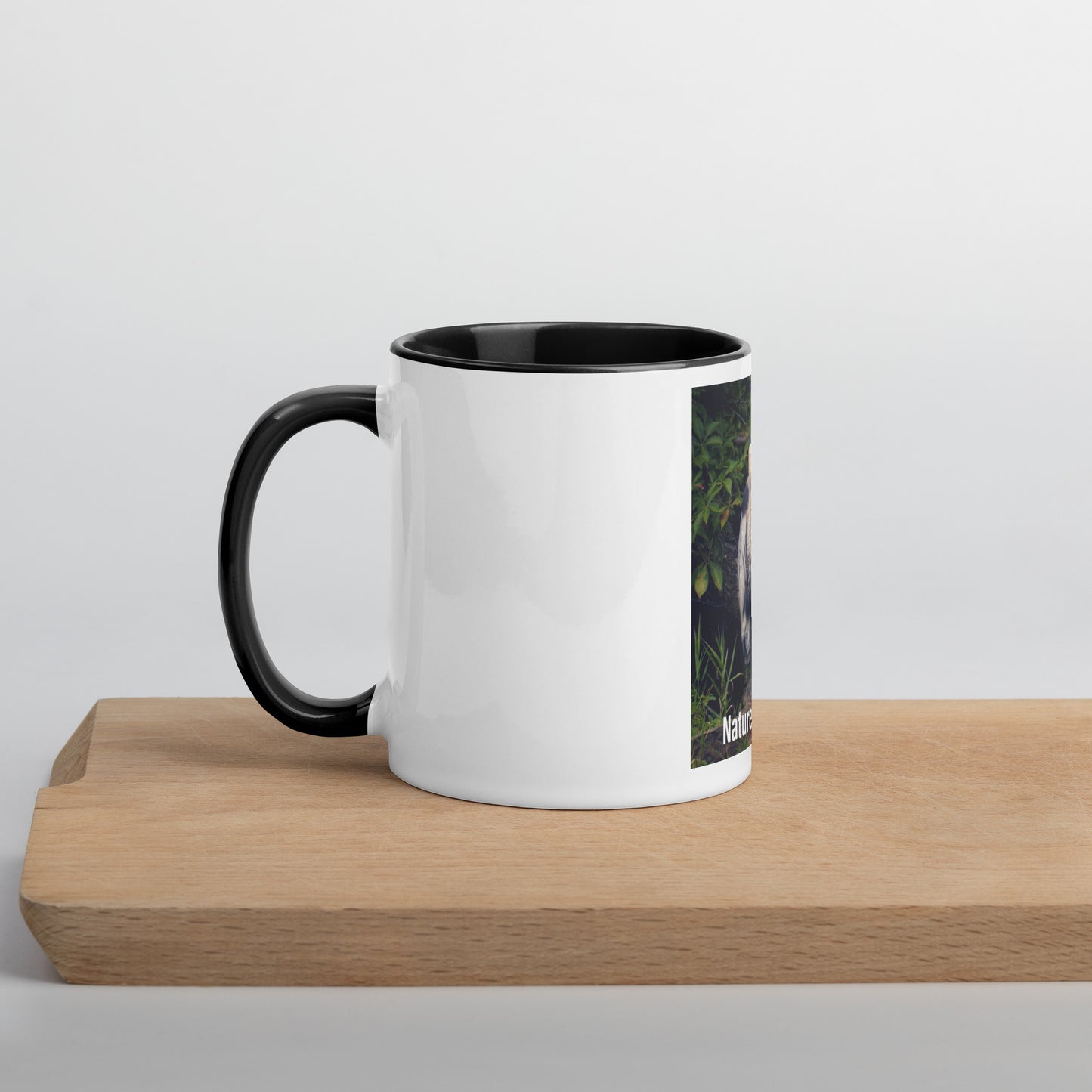 Funny Blue Heron Mug (with Color Inside)