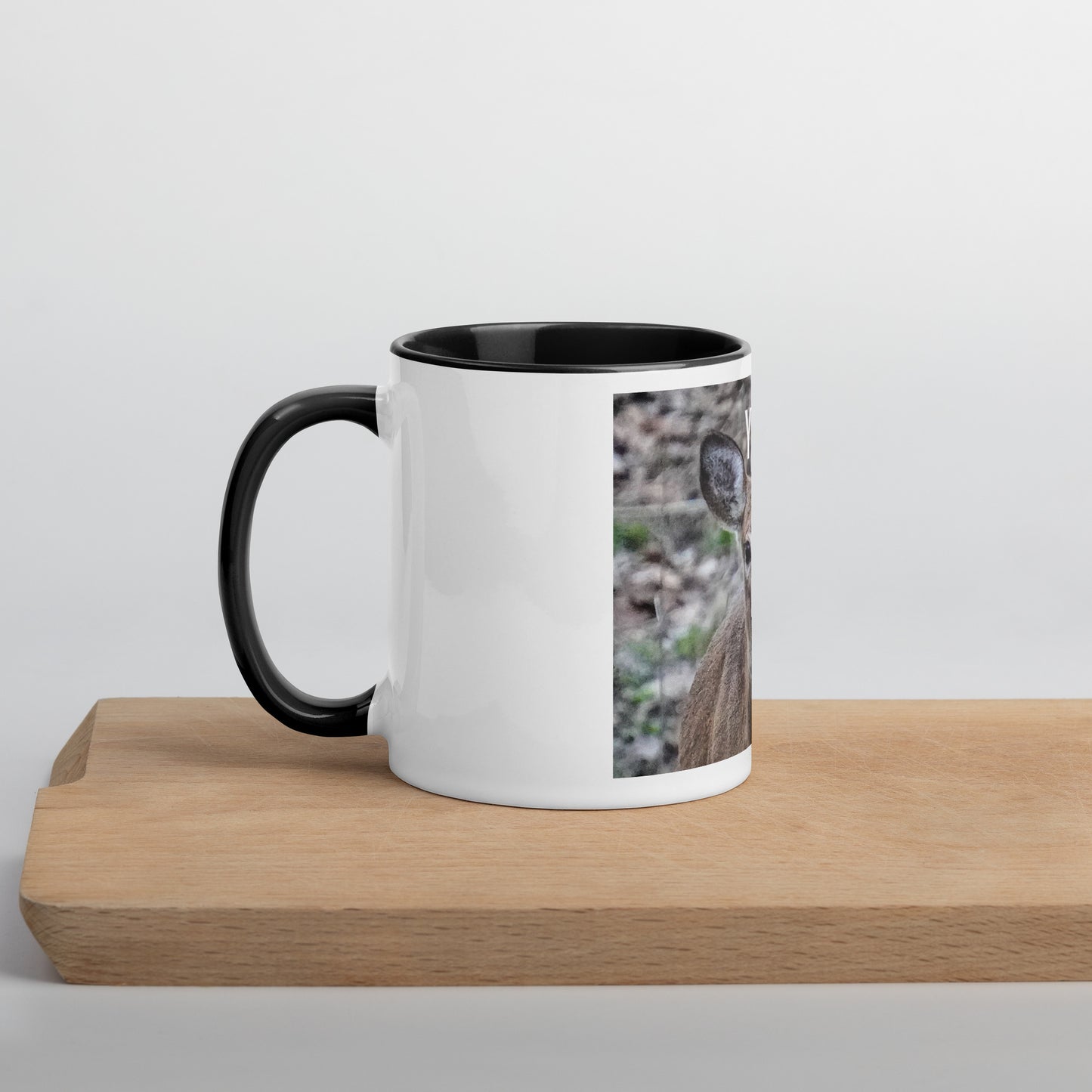 Funny Deer Mug with Color Inside