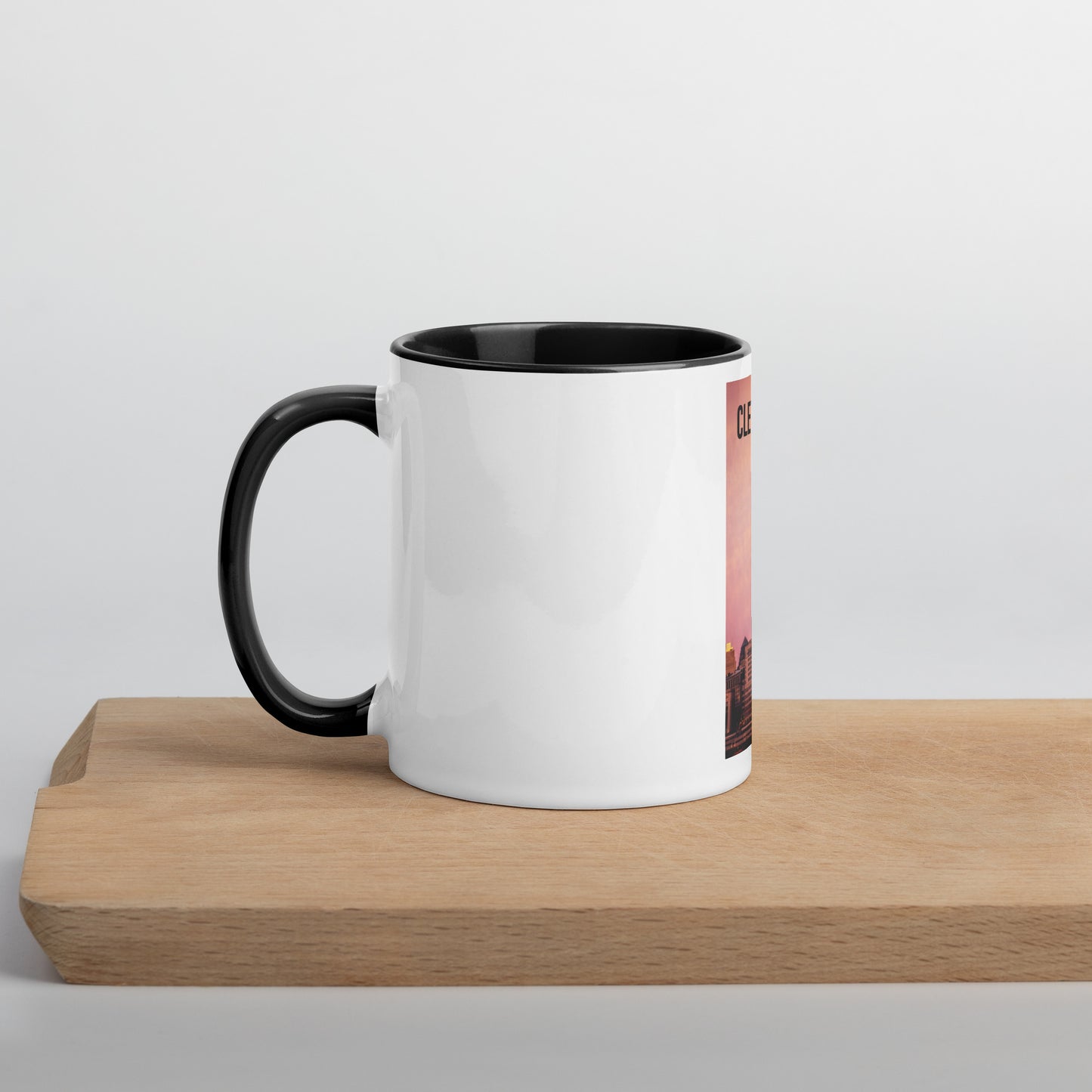 Cleveland Terminal Tower Mug with Color Inside
