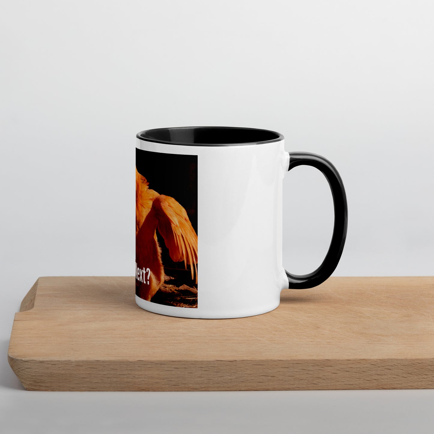 Funny Chicken Mug with Color Inside