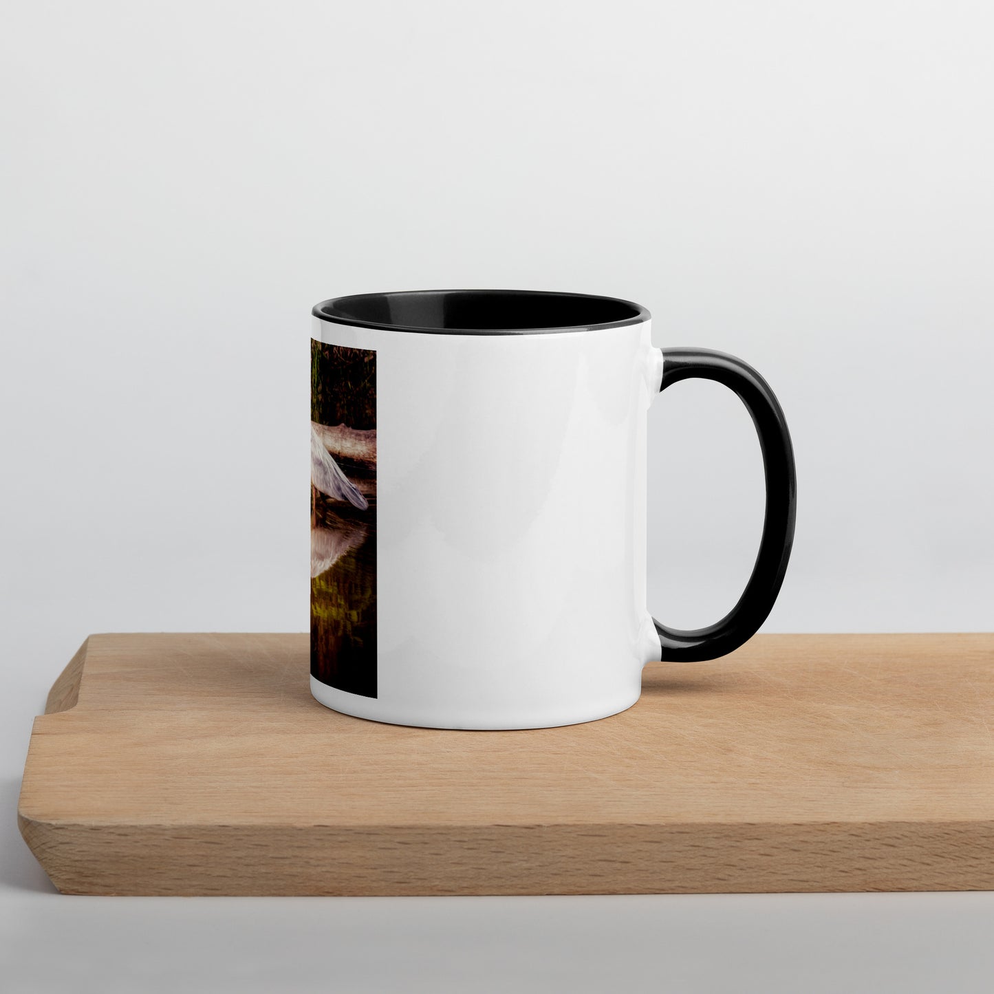 Heron Reflection Mug (with Color Inside)