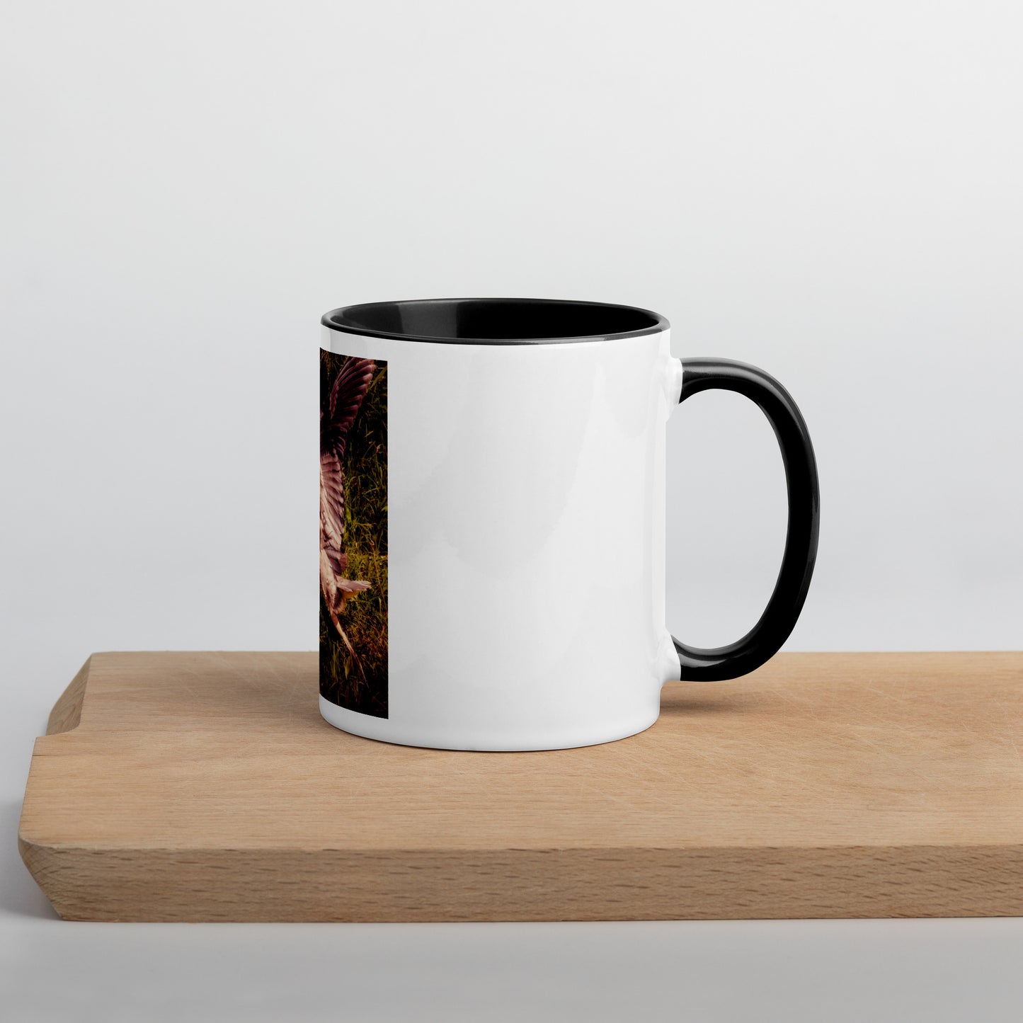 Happy Heron Mug (with Color Inside)