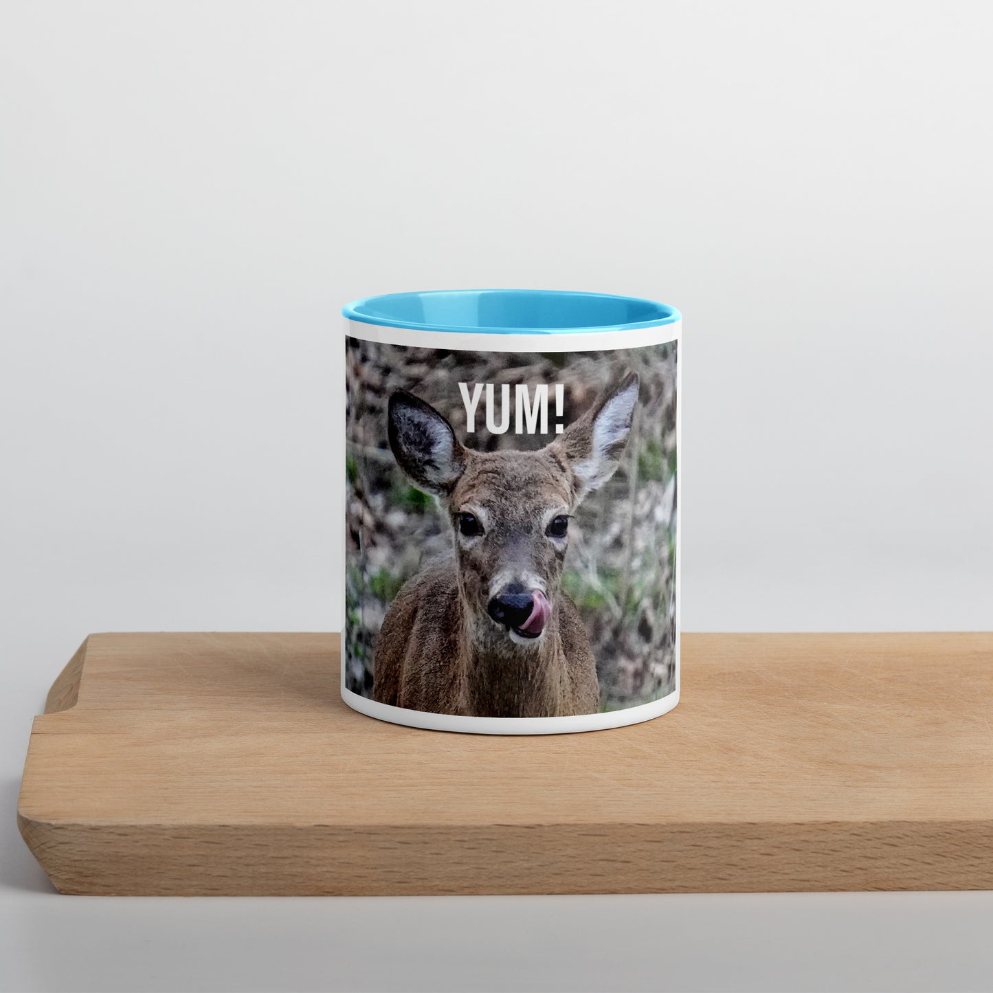 Funny Deer Mug with Color Inside