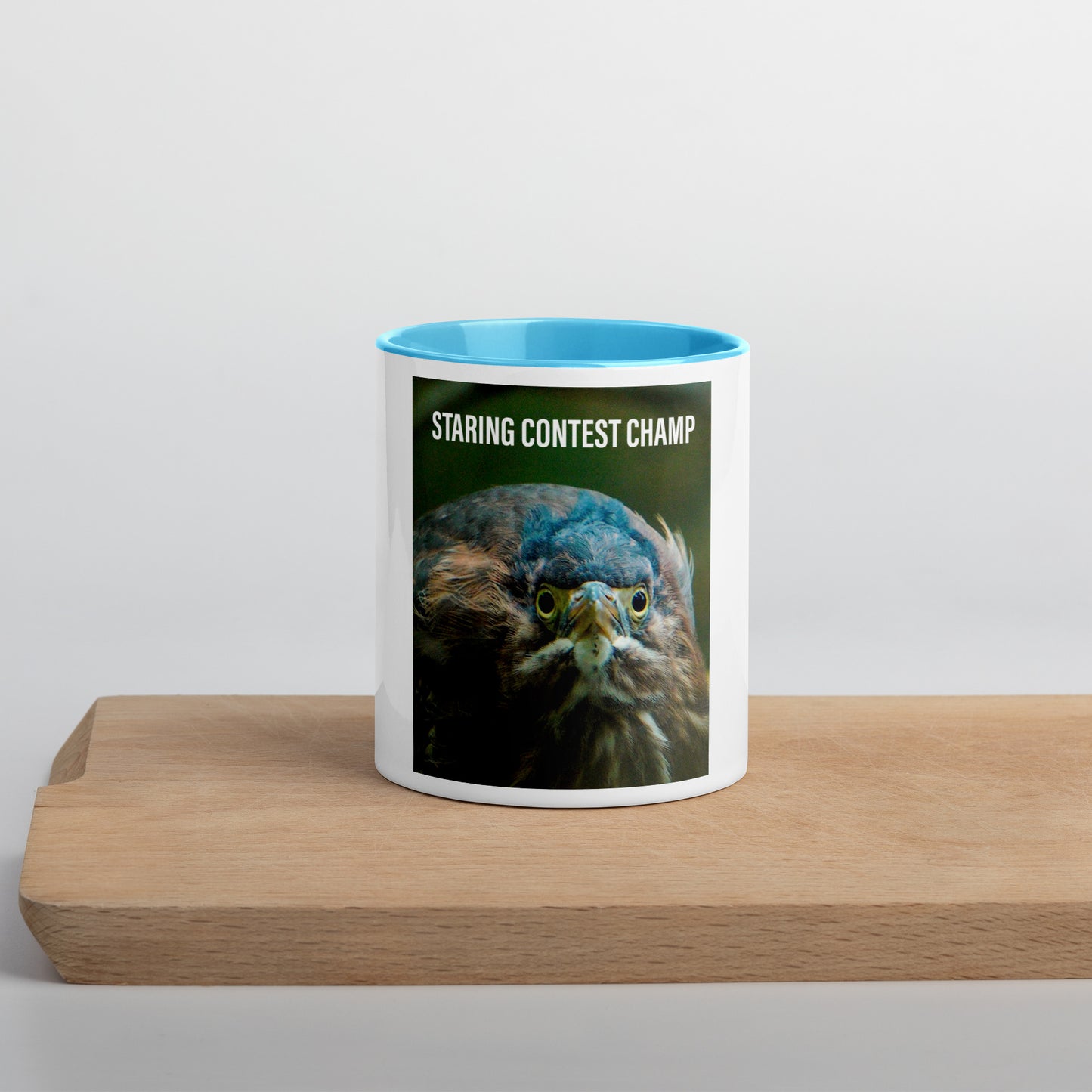 Funny Heron Mug (with Color Inside)
